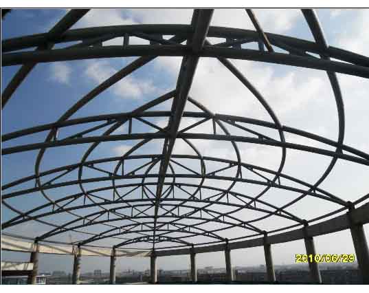 临汾中煤朔州宾馆管桁架工程